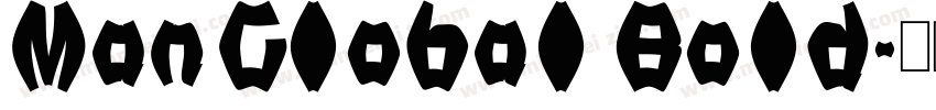 Man Global Bold字体转换